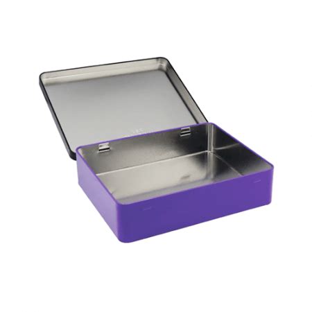 rectangular box steel|rectangular metal box with lid.